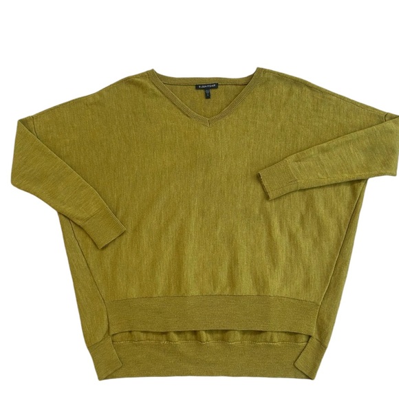 Eileen Fisher Merino Wool Sweater SMALL Boxy High Low Hem Cottagecore Lagenlook - Picture 8 of 16